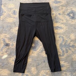 lululemon athletica align high waisted 23” Black Leggings size 16 (2 pairs)